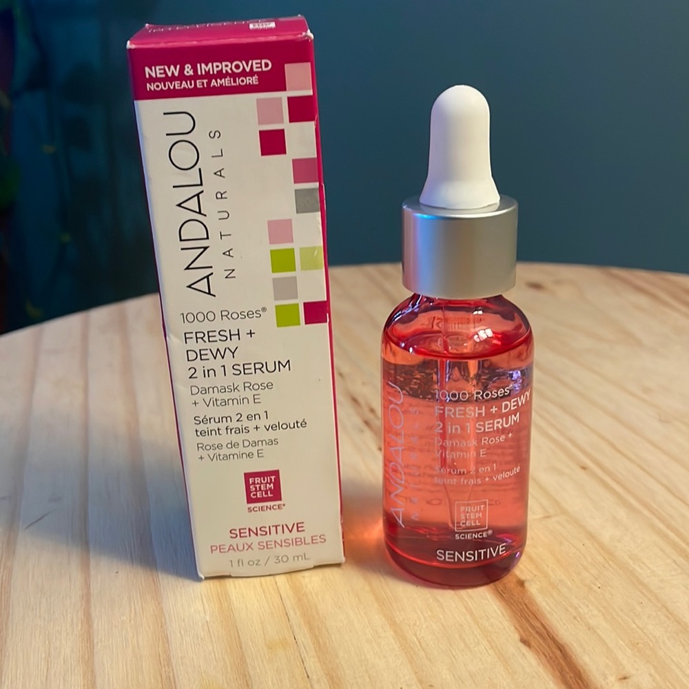 Andalou Naturals Fresh + Dewy 2 in 1 Serum